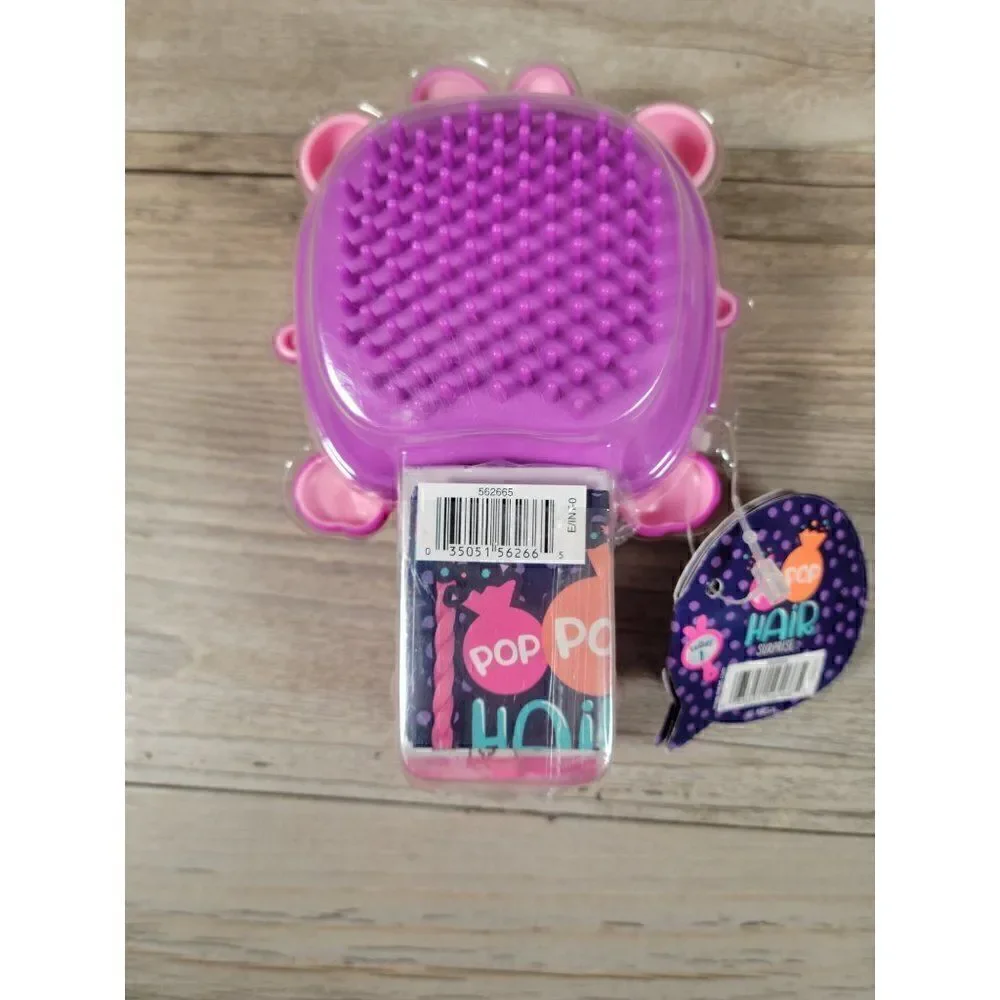 New Pop Pop Hair Surprise 3-1 Pop Pets with Pop Surprise (Lot Of 8) Comb Brush